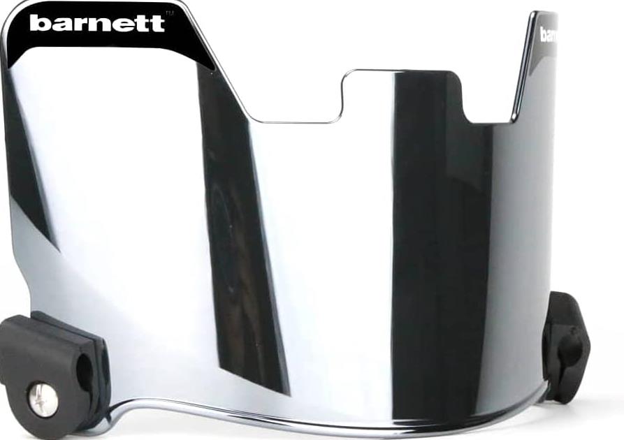 Lacrosse Helmet Visor 37 BARNETT Visor Chrome, Football and Lacrosse Helmet Eye-Shield J7WL1ET...