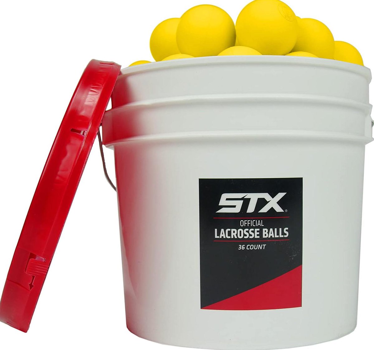 Lacrosse Ball Bucket 34 STX Lacrosse Ball Bucket 36 Official Lacrosse Balls F8FBPSK...