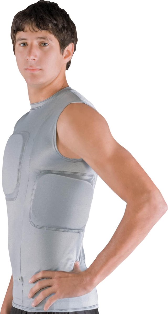 Lacrosse Shirt 35 Stromgren Lacrosse Padded Compression Shirt (Gray, Medium) FTG4TIY...