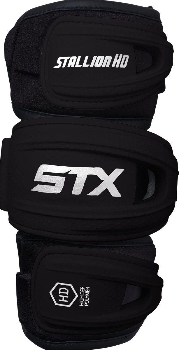 Lacrosse Arm Pads 37 STX Lacrosse Stallion HD Arm Pads, Black, Medium Z8ALNHG...