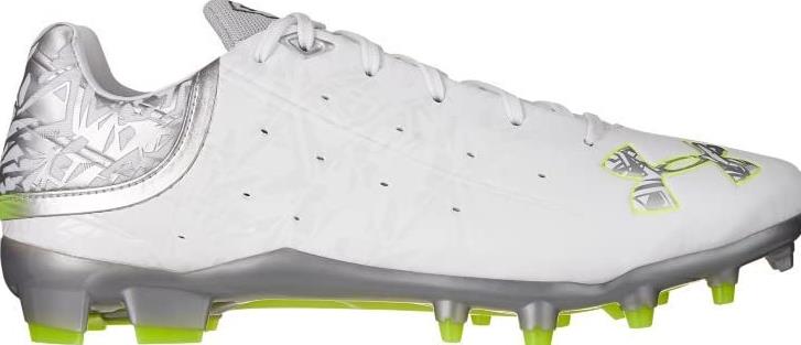 White Lacrosse Cleats 35 Under Armour Mens UA Banshee Low MC Lacrosse Cleats White NLYJ27C...
