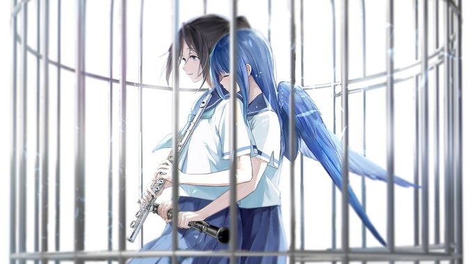 #リズと青い鳥 今年はたくさん描けるように #リズと青い鳥 今年はたくさん描けるように