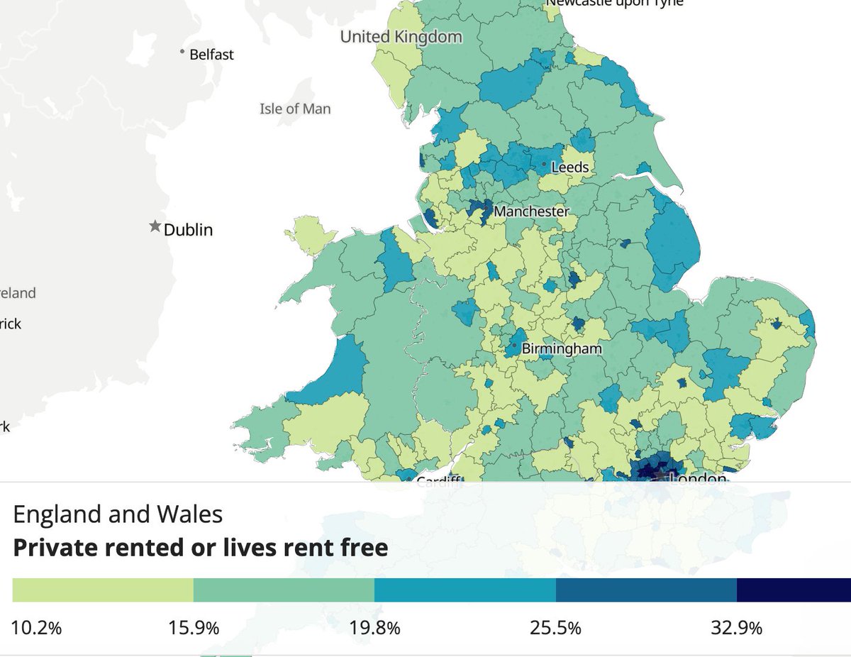test Twitter Media - 🚨 New Census 2021 data on housing

Manchester has the highest level of private rented housing outside of London

This is esp. concentrated in the centre where the rise of corporate landlords through the Build to Rent sector has been supported by Council planning policies https://t.co/0tJtEbjqW9