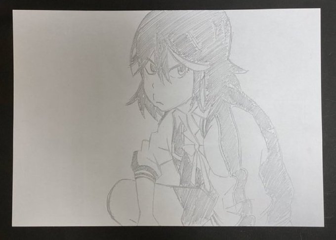 キルラキル#イラスト #イラスト好きさんと繋がりたい #キルラキル #アナログ絵 キルラキル#イラスト #イラスト好きさんと繋がりたい #キルラキル #アナログ絵
