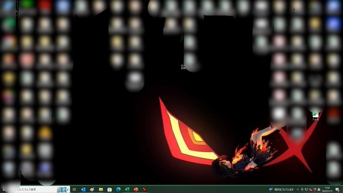 会社のPCの壁紙をキルラキルにしました 会社のPCの壁紙をキルラキルにしました