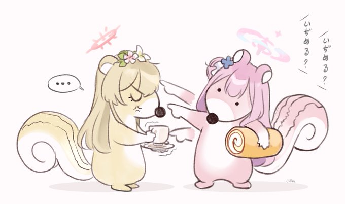 #ブルアカ ぼのぼのパロ #ブルアカ ぼのぼのパロ
