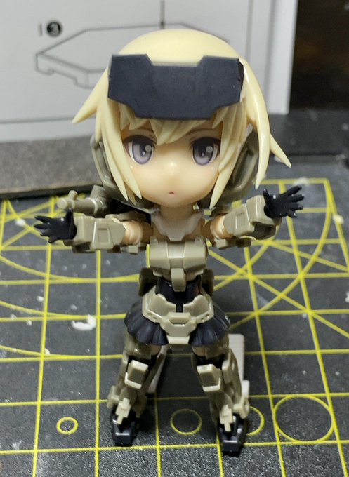 Qpmini轟雷組み立て終わった♪可愛い"(∩>ω<∩)" #フレームアームズ・ガール #フレームアームガ Qpmini轟雷組み立て終わった♪可愛い"(∩>ω<∩)" #フレームアームズ・ガール #フレームアームガ