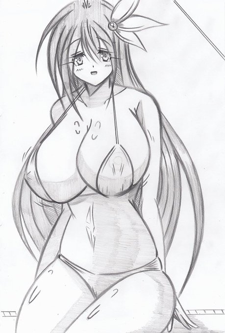 毎年2月の恒例行事、艦これの如月ちゃんを沢山描こうな如月強化月間始まります。鉛筆でビキニな如月ちゃんを描きました。#如月 毎年2月の恒例行事、艦これの如月ちゃんを沢山描こうな如月強化月間始まります。鉛筆でビキニな如月ちゃんを描きました。#如月