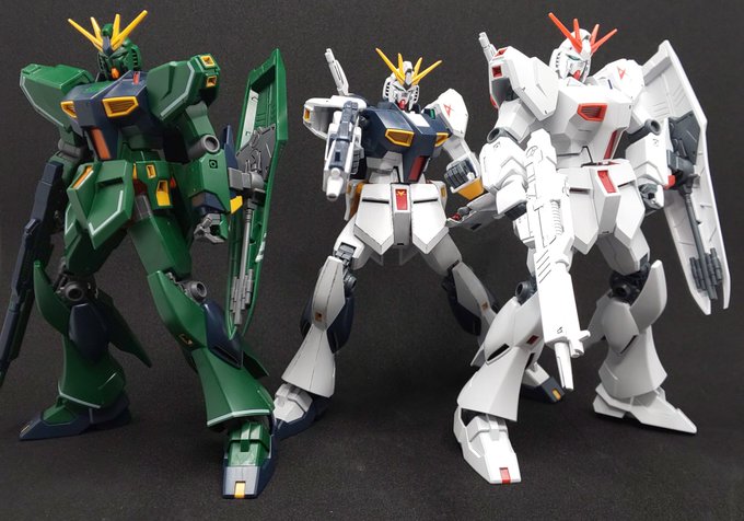#TLに深刻なνガンダム不足νガンダムさん不足してるってマジ?3機足しておきますね~ #TLに深刻なνガンダム不足νガンダムさん不足してるってマジ?3機足しておきますね~