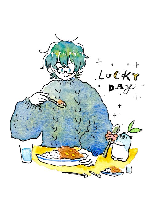 カレー屋さんでスプーンが当たったまめねことレオスのFA🍛#まめねことレオス カレー屋さんでスプーンが当たったまめねことレオスのFA🍛#まめねことレオス