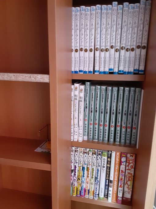 入り切りませんでした。うちの部屋にある漫画だけで約ネバ、蜘蛛ですがなにか?暗殺教室、スパイファミリー、できる猫は今日も憂 入り切りませんでした。うちの部屋にある漫画だけで約ネバ、蜘蛛ですがなにか?暗殺教室、スパイファミリー、できる猫は今日も憂