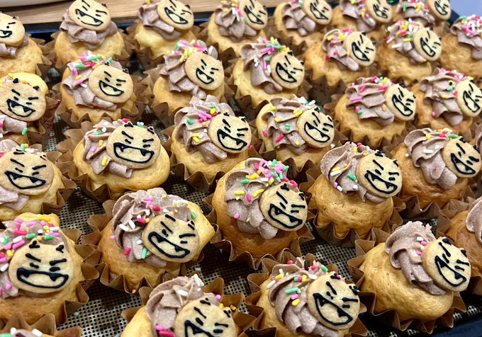 節分Special 鬼(平)カップケーキ🧁完成何も知らない子どもたちは可愛い鬼に大喜び(のはず)です🤩#鬼平は外#福は内 節分Special 鬼(平)カップケーキ🧁完成何も知らない子どもたちは可愛い鬼に大喜び(のはず)です🤩#鬼平は外#福は内
