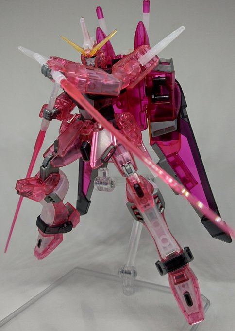 ピンクのガンダムさんのプラモデル組んだ!(ガンエボには出てないけど、インフィニットジャスティスガンダム) #あのねあんこ ピンクのガンダムさんのプラモデル組んだ!(ガンエボには出てないけど、インフィニットジャスティスガンダム) #あのねあんこ