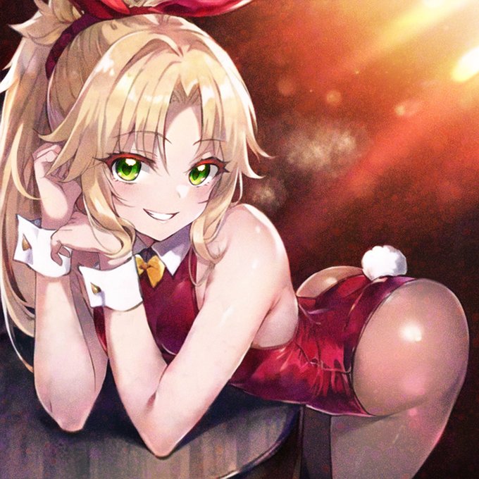 赤バニーモードレッド☆ #Fate/GrandOrder #FGO #モードレッド(Fate) #赤バニー #バニーガー 赤バニーモードレッド☆ #Fate/GrandOrder #FGO #モードレッド(Fate) #赤バニー #バニーガー
