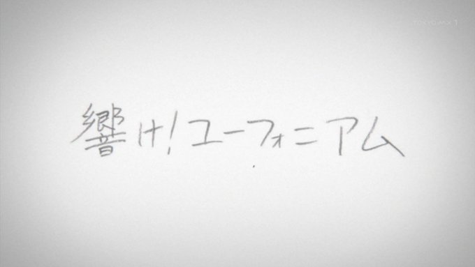 響け!ユーフォニアム2期全部観終わりました…泣いた…演奏シーンで回想挟むの反則だって…響け!ユーフォニアムが響け!ユーフ 響け!ユーフォニアム2期全部観終わりました…泣いた…演奏シーンで回想挟むの反則だって…響け!ユーフォニアムが響け!ユーフ