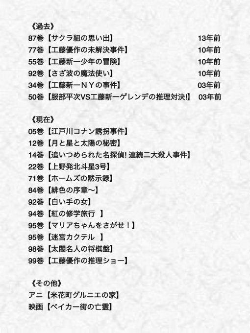 《名探偵コナン 時系列》工藤優作のエピソードを一覧にしました。#名探偵コナン #conan 《名探偵コナン 時系列》工藤優作のエピソードを一覧にしました。#名探偵コナン #conan
