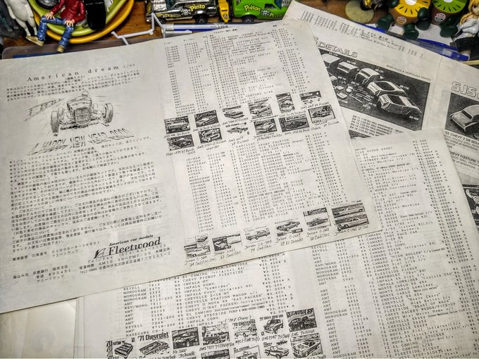 ‥&約20年位前の命綱京都:フリートウッドさんにちょくちょく送ってもらってた在庫カタログ&デカールリスト ‥&約20年位前の命綱京都:フリートウッドさんにちょくちょく送ってもらってた在庫カタログ&デカールリスト