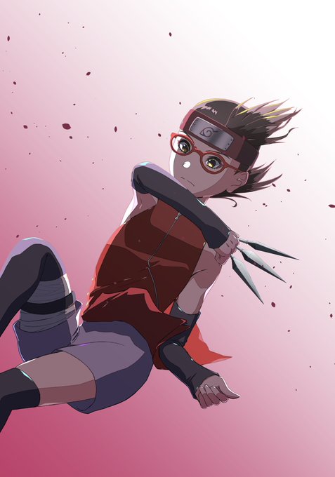 両親が潜入任務中、きっとサラダも里で頑張っているだろうという妄想です👏#BORUTO 両親が潜入任務中、きっとサラダも里で頑張っているだろうという妄想です👏#BORUTO