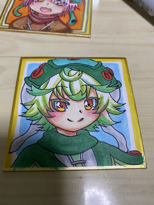 あことま14層で頒布する豆色紙10枚目出来ました。#メイドインアビス#プルシュカ あことま14層で頒布する豆色紙10枚目出来ました。#メイドインアビス#プルシュカ