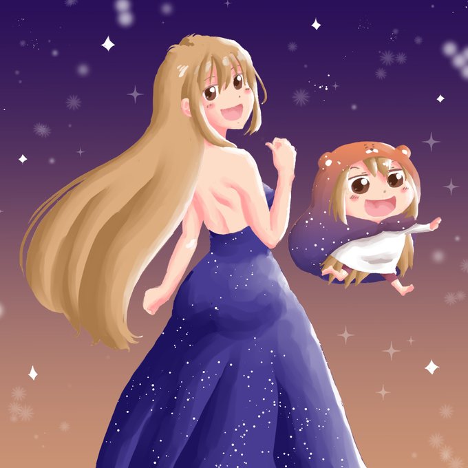 星空ドレス着てみた うまるちゃん #星空ドレス #pixiv今日のお題 #干物妹!うまるちゃん #うまるちゃん #土間う 星空ドレス着てみた うまるちゃん #星空ドレス #pixiv今日のお題 #干物妹!うまるちゃん #うまるちゃん #土間う