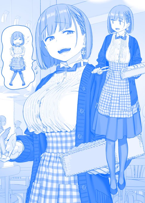 月曜日のたわわ その415 『バイト制服(冬)』 月曜日のたわわ その415 『バイト制服(冬)』