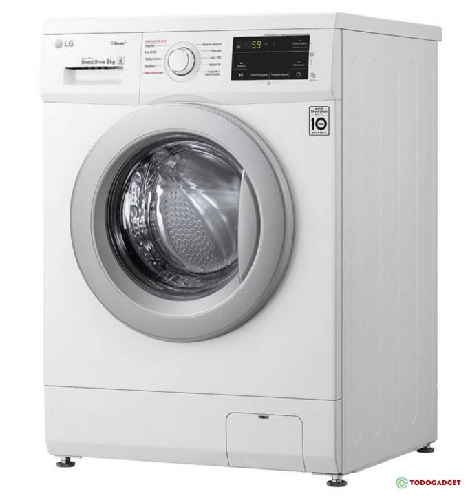 En venta Lavadora Carga Frontal 9Kg D LG F4J3VY4W | € 350 | #lavadoras...