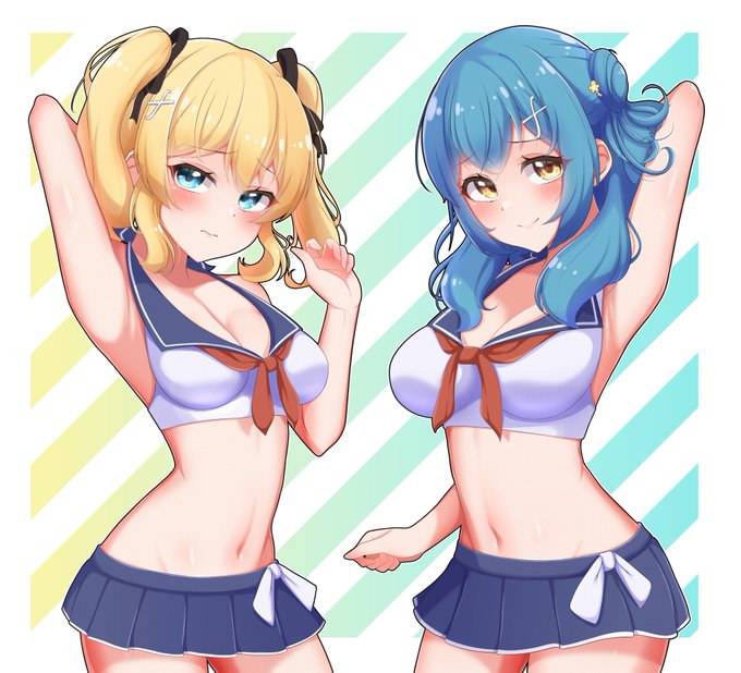 【おskeb】バトルガールハイスクールの煌上花音さんと国枝詩穂さんご依頼ありがとうございました🙏 【おskeb】バトルガールハイスクールの煌上花音さんと国枝詩穂さんご依頼ありがとうございました🙏
