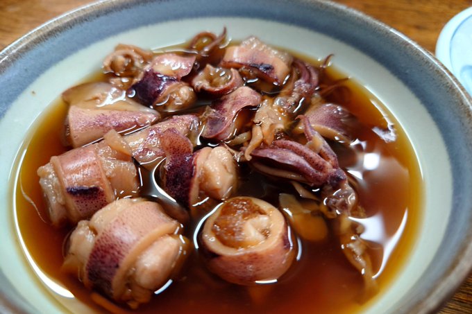 いただきまーす🙏🍴広島 呉「森田食堂」◆小イカ煮付け◆さば煮付け◆湯豆腐◆キリンラガービール (大瓶)ショーケースから肴 いただきまーす🙏🍴広島 呉「森田食堂」◆小イカ煮付け◆さば煮付け◆湯豆腐◆キリンラガービール (大瓶)ショーケースから肴