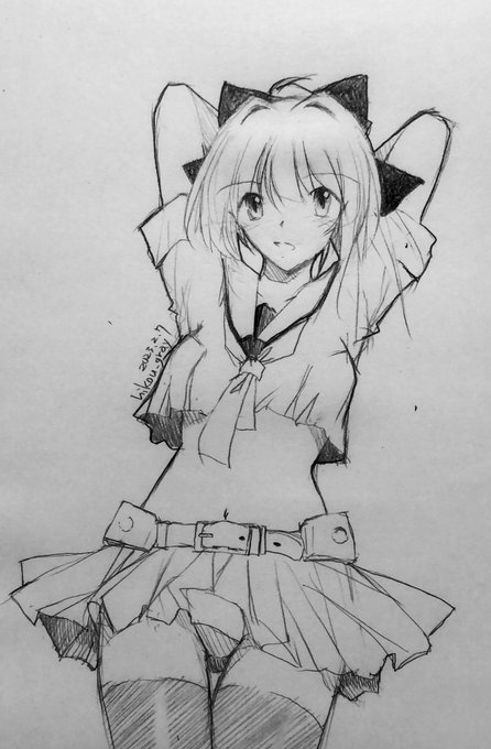 ばりさん#艦これ #夕張 #アナログ #イラスト #アナログイラスト #一日一絵 ばりさん#艦これ #夕張 #アナログ #イラスト #アナログイラスト #一日一絵