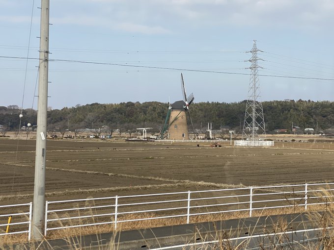きんモザのOPで出てくる風車 きんモザのOPで出てくる風車