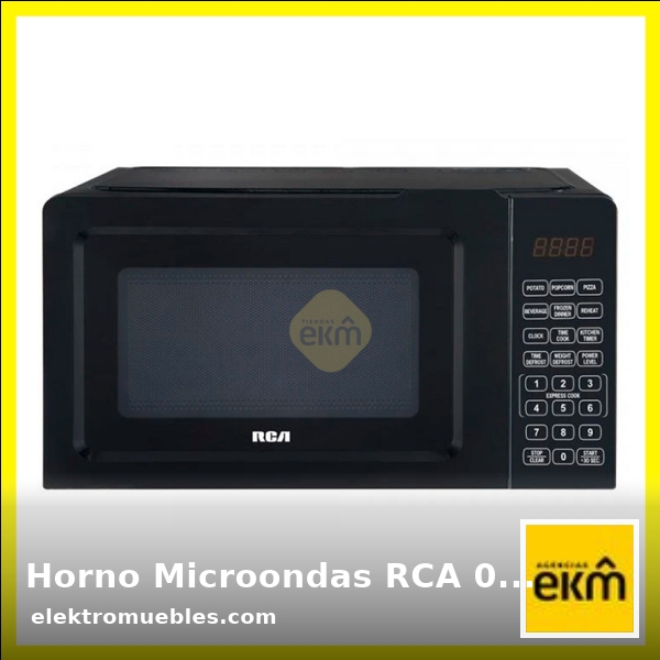 Horno Microondas RCA 0.7 pies cúbicos color negro a sólo Q599.00. Compra...