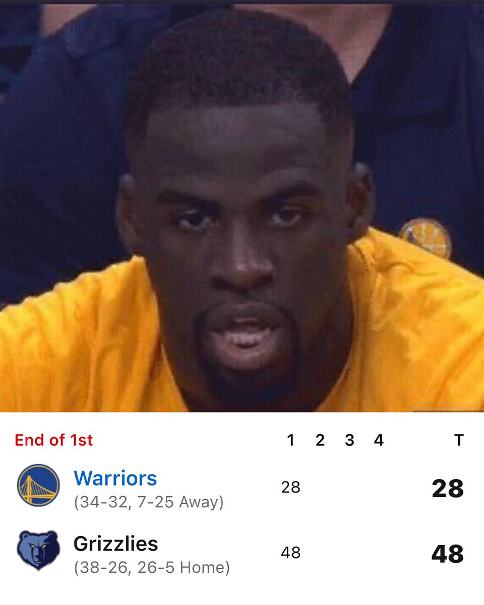 https://pbs.twimg.com/media/Fq0hItTXsAAV71s.jpg Live stream: Warriors 110, Grizzlies 131