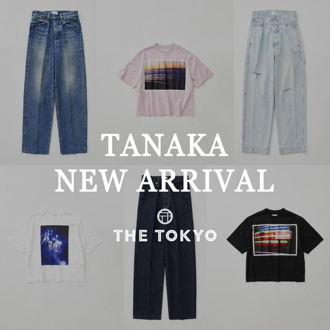 日本産のジーンズを展開する【TANAKA/タナカ】の新作が登場いたしました！別注アイテムも取り揃えております！#THET