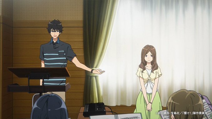 クールな印象がある麗奈ですが、滝先生のこととなると…😶#こまかめユーフォ#anime_eupho 