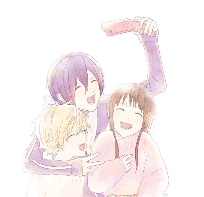 一緒に写真を#ノラガミ #noragami 