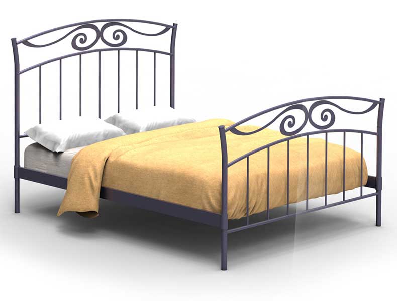 Cama completa forja colchones de 90 a 200 cm por 190 largo...