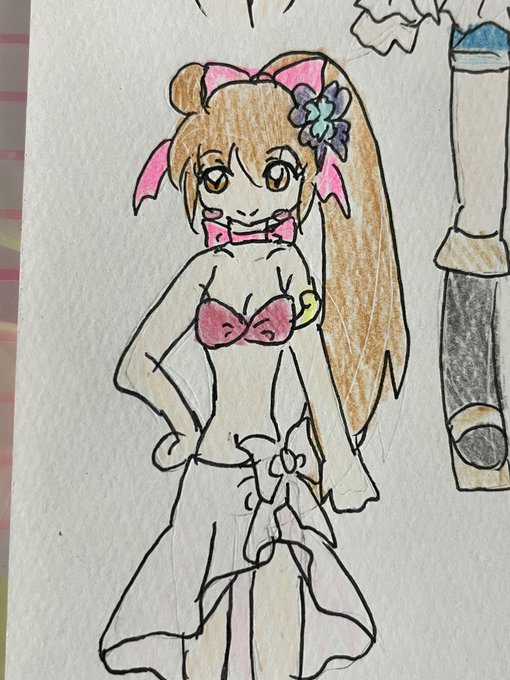 #herobank #ヒーローバンク リゾート水着なハナちゃん #illustration #illust #イラスト #herobank #ヒーローバンク リゾート水着なハナちゃん #illustration #illust #イラスト