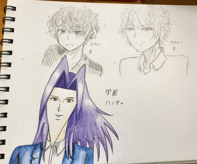 アイナナ百(適当)とA3!至(適当)と、割と頑張って描いた学園ハンサム 