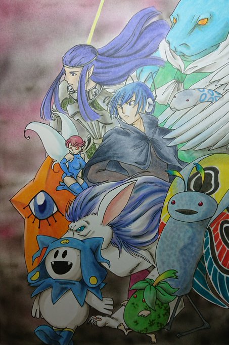 石石混合昔のアナログ絵。無印デビサバ。過去にATLUS様へ投稿した物。 石石混合昔のアナログ絵。無印デビサバ。過去にATLUS様へ投稿した物。
