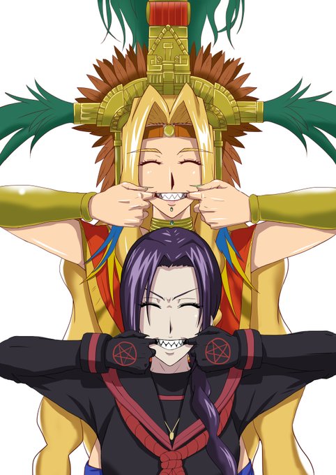 レクリエイターズ再放送!広江礼威先生のギザ歯キャラが好きです。まがねちゃんとFGOのケツァル・コアトルさん。#レクリエイ レクリエイターズ再放送!広江礼威先生のギザ歯キャラが好きです。まがねちゃんとFGOのケツァル・コアトルさん。#レクリエイ