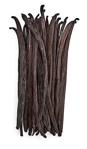 Native Vanilla Grade B Tahitian Vanilla Beans – 25 Premium E#Xtract Whole Pods – For Chefs and H...