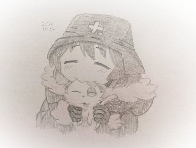 #少女終末旅行 #ユーリ #落書き#すずめの戸締まり #ダイジン うま~い…ダ、ダイジン!? #少女終末旅行 #ユーリ #落書き#すずめの戸締まり #ダイジン うま~い…ダ、ダイジン!?
