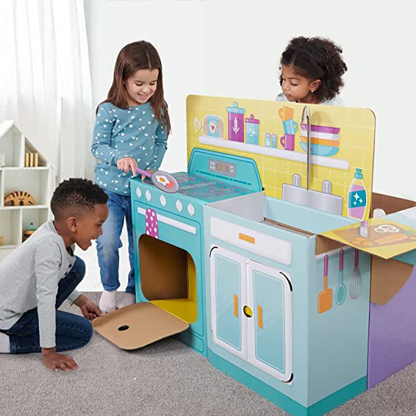 Pop2Play Nursery Toddler Kitchen Playset – 2-in-1 Nursery and Kids Pretend Play Kitchen $25.98 (3...