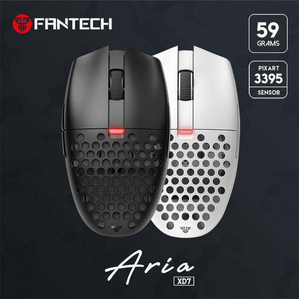 ワイヤレスで約59gのゲーマー向けマウス「Aria XD7」が発売に#Fantech 