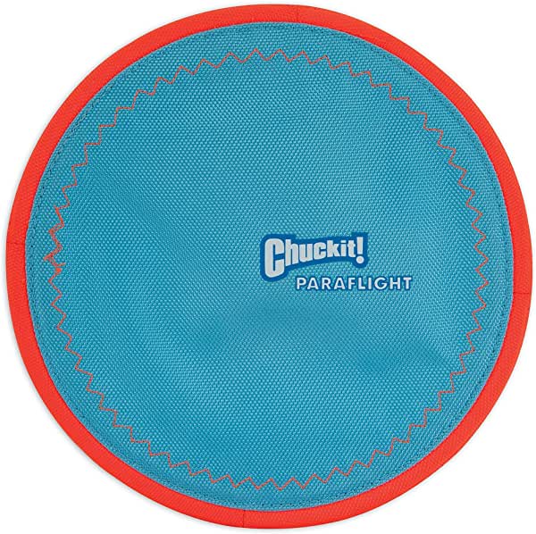 ChuckIt! Paraflight Flyer Dog Frisbee Toy Floats On Water; Gentle On Dog's Teeth And Gums; Large $6....