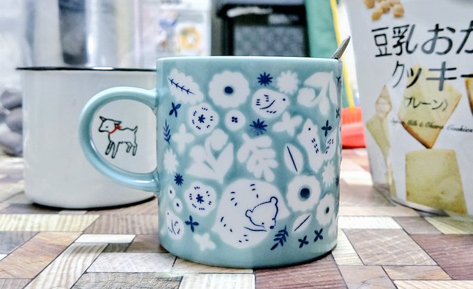 マジンボーンのマグカップついに割れたから、新しいマグカップ マジンボーンのマグカップついに割れたから、新しいマグカップ