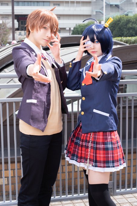 【a!】アコスタ池袋2023/3/12コスプレ写真中二病でも恋がしたい！/富樫勇太＆小鳥遊六花model:すた @_su