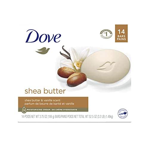 Dove Beauty Bar Gentle Skin Cleanser Moisturizing For Gentle Soft Skin Care Shea Butter More Moistur...