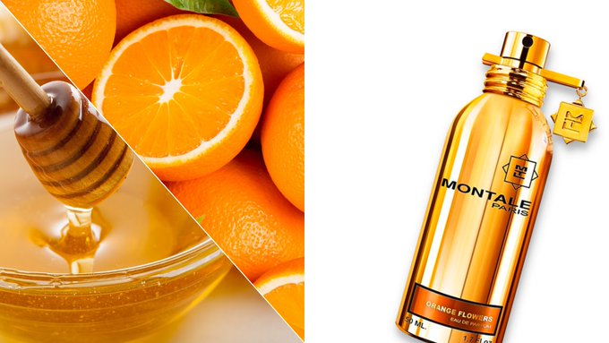 モンタルの『オレンジ フラワー』は、花から溢れる蜜のような香り🍯オレンジフラワーがよく香り、次第にねっとり甘く濃厚な、ハ