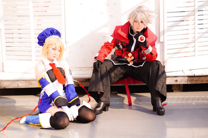 【#cosplay 】 BLAZBLUEラグナ:えんじノエル:はのん📸:レンジャイﾗｸﾞﾅの🍎⌚笑いながら消しました 